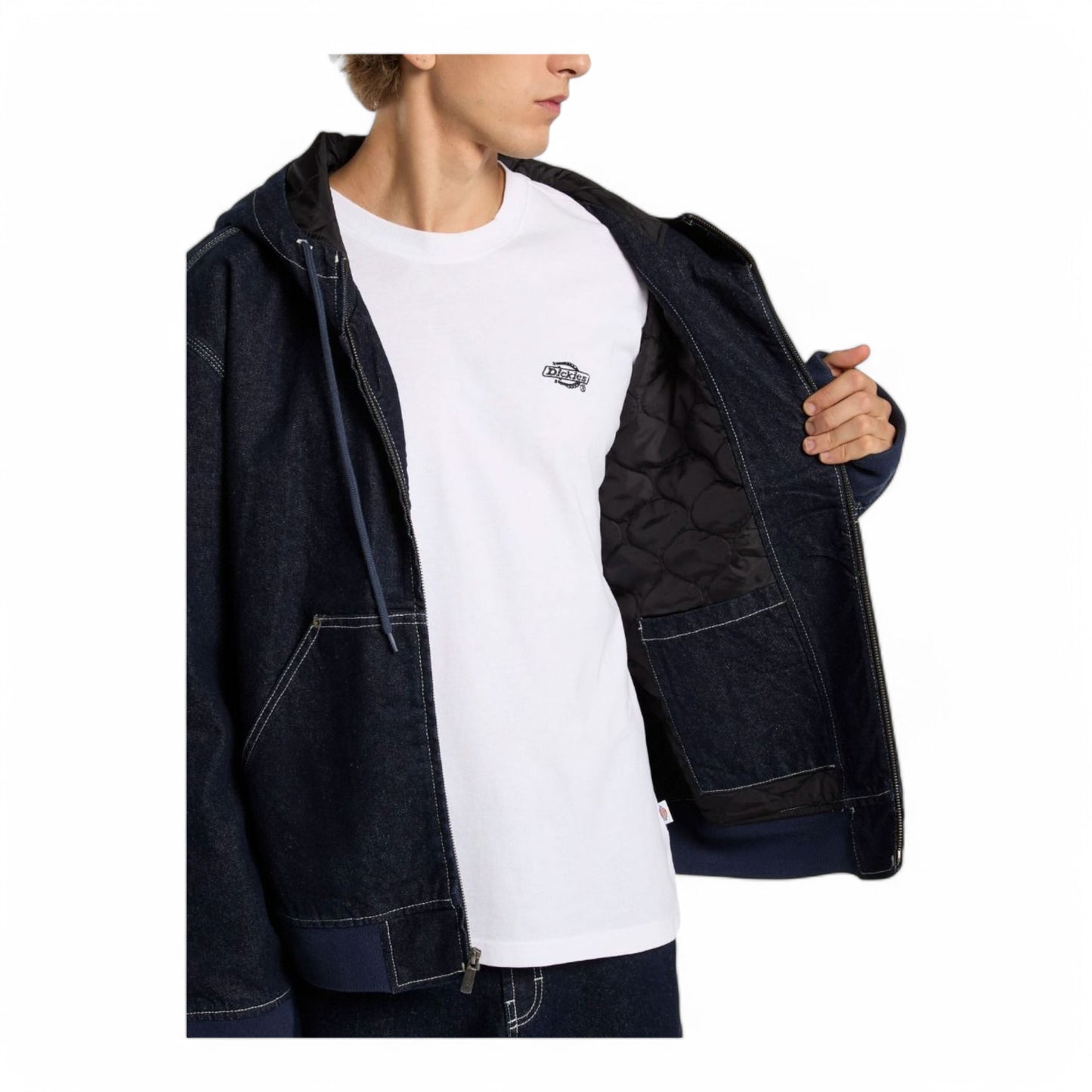 DICKIES HOODED DENIM JACKET
