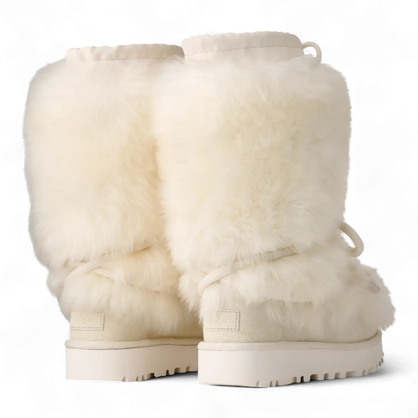 WOMENS UGG CLASSIC TALL CHALET BOOT WHITE