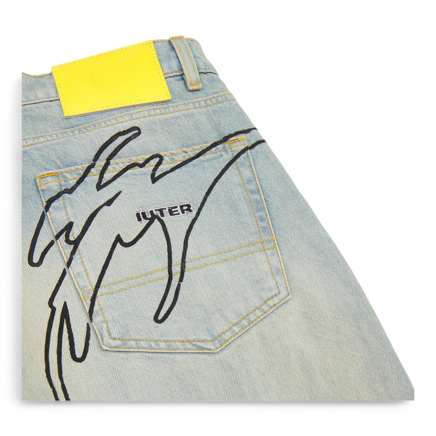 IUTER LEGACY BAGGY DENIM SHORTS