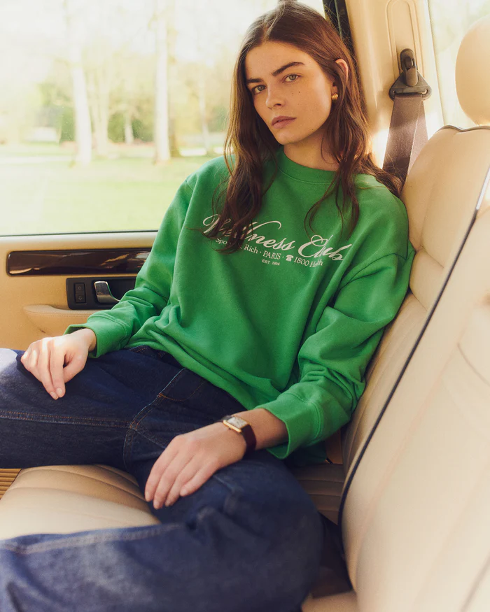 SPORTY & RICH 1800 HEALTH CREWNECK