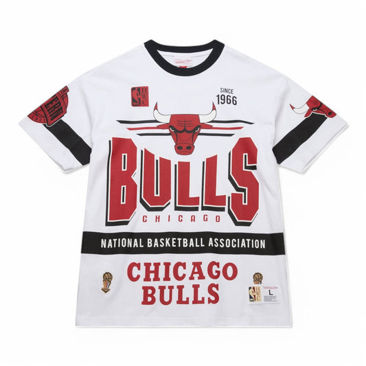 MITCHELL & NESS CHICAGO BULLS HARDWOOD CLASSICS TEAM ORIGINS T-SHIRT