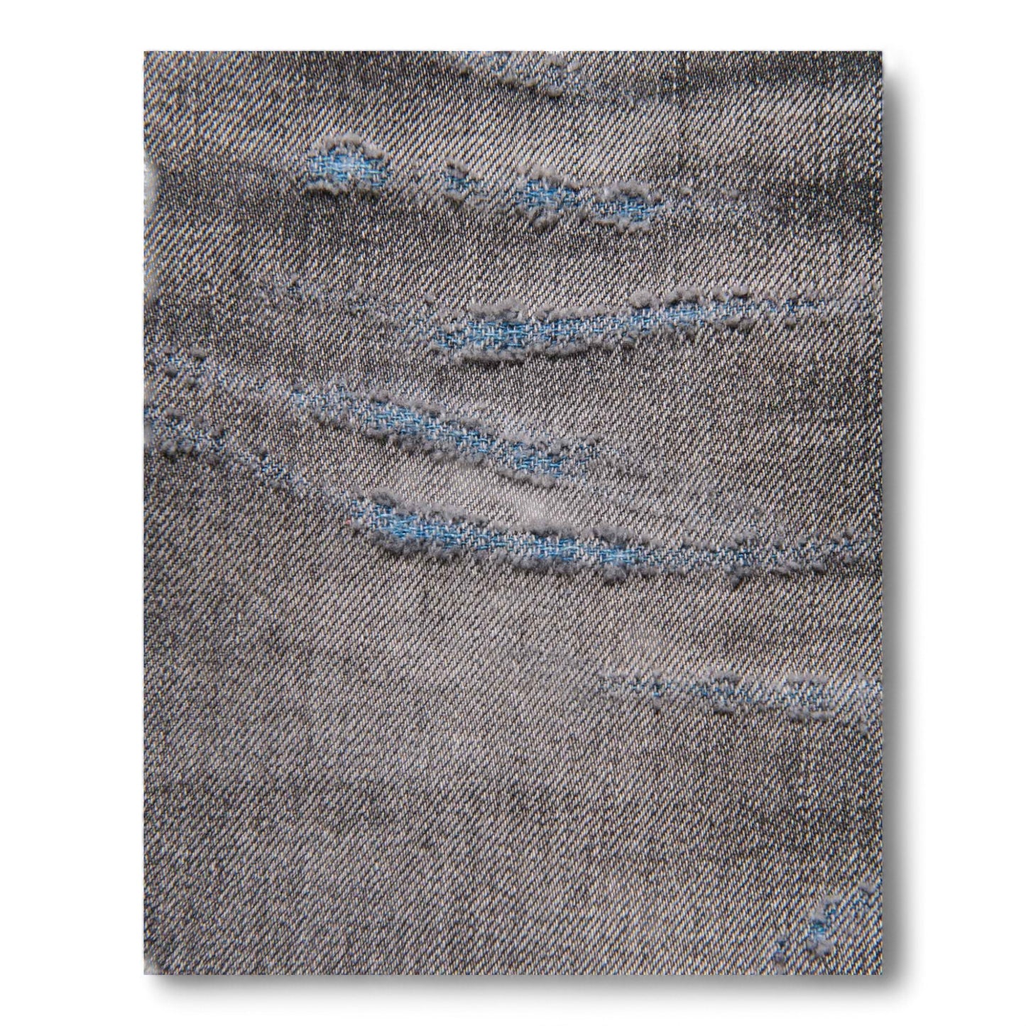 UNIFORM EXPERIMENT DAMAGED HEM TUCK WIDE STRAIGHT JEANS
