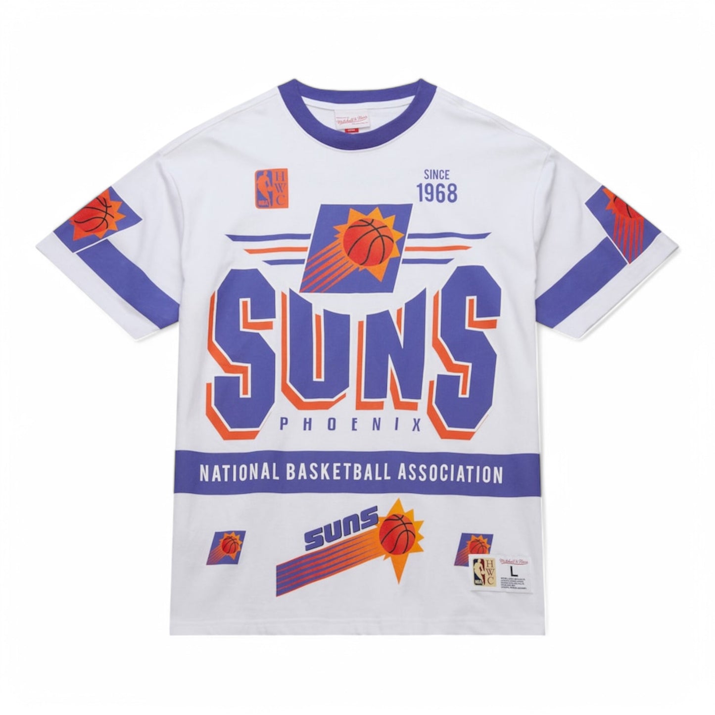 MITCHELL & NESS PHOENIX SUNS HARDWOOD CLASSICS TEAM ORIGINS T-SHIRT