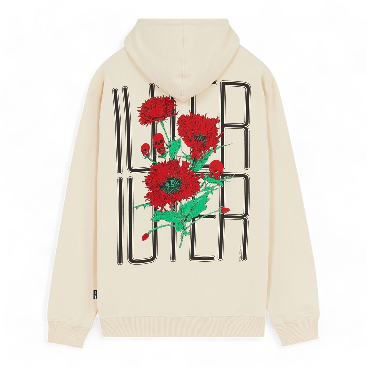 IUTER SPINE SKULLS HOODIE
