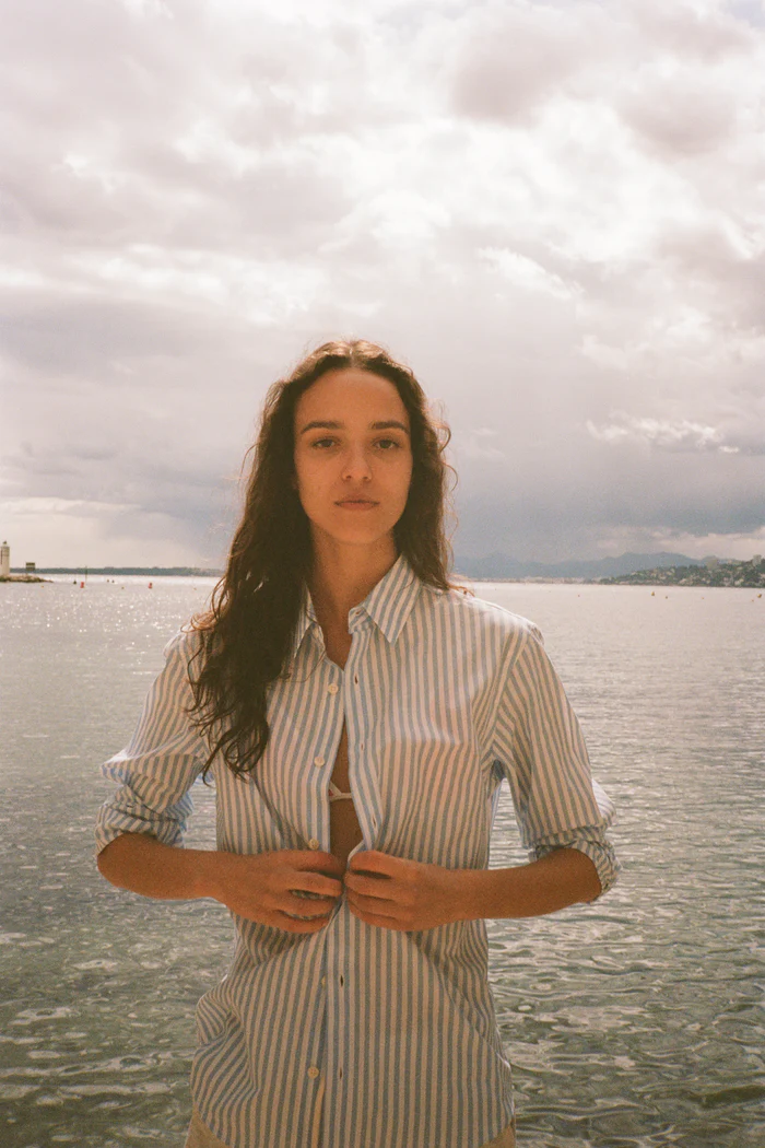 SPORTY & RICH BUTTON DOWN SHIRT