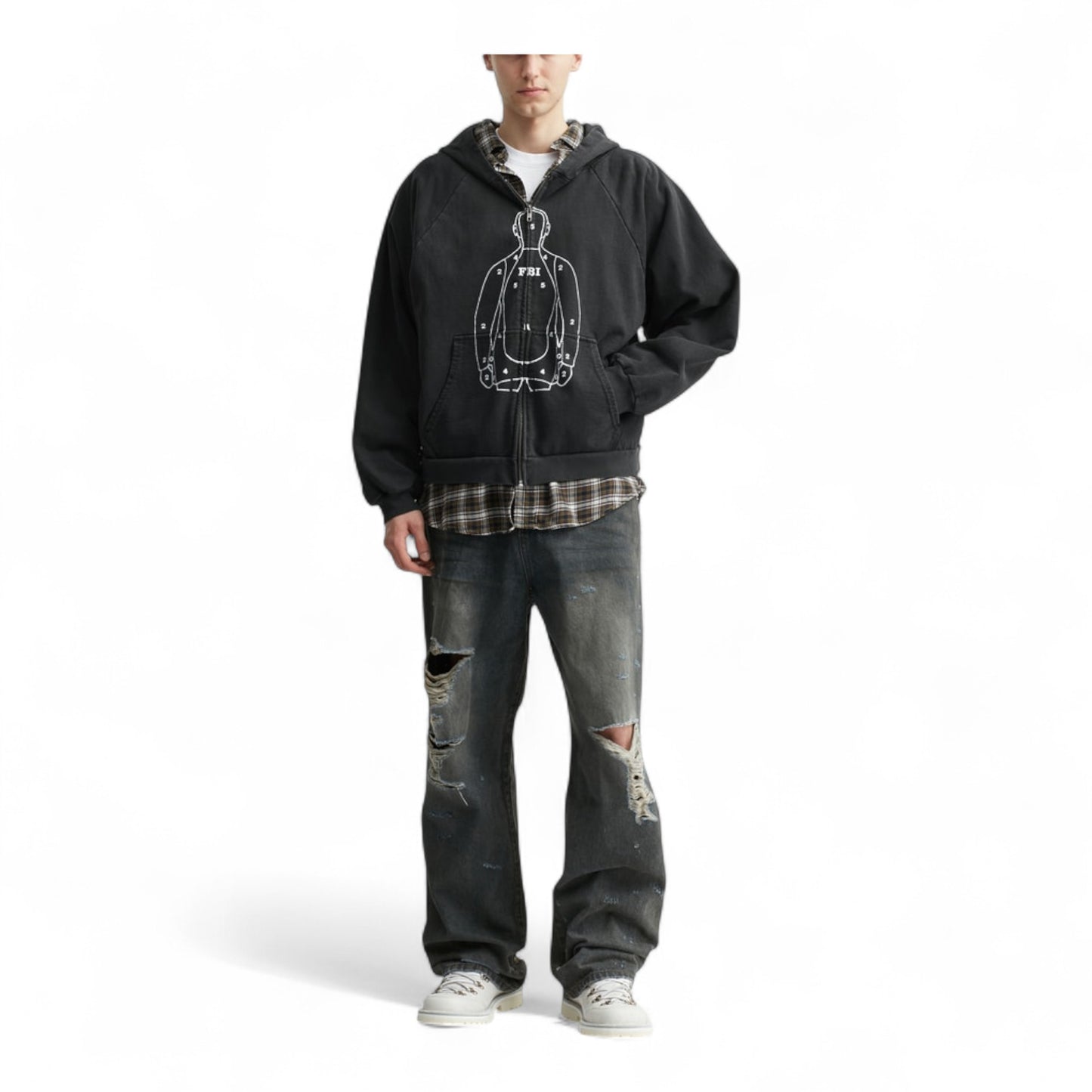 BASKETCASE GALLERY PRACTICE ZIP HOODIE