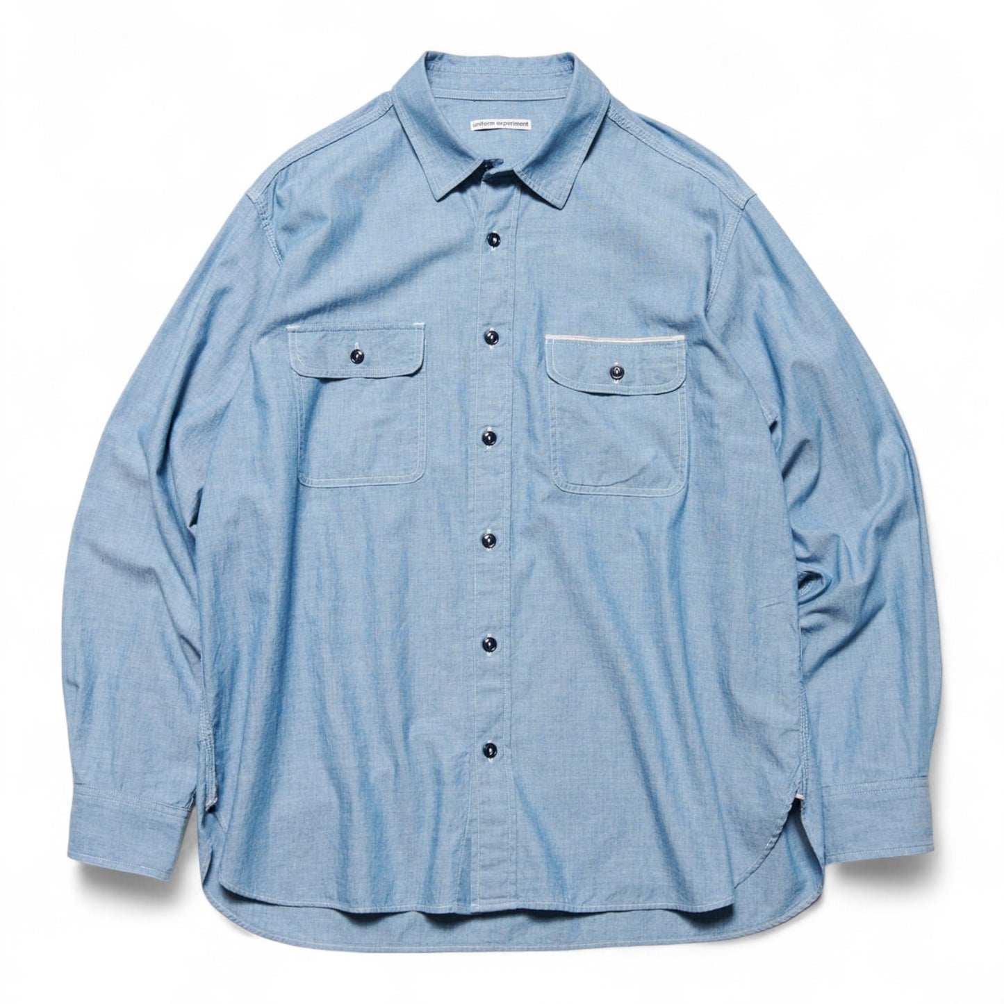 UNIFORM EXPERIMENT WASHED CHAMBRAY SHIRT