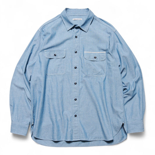 UNIFORM EXPERIMENT WASHED CHAMBRAY SHIRT