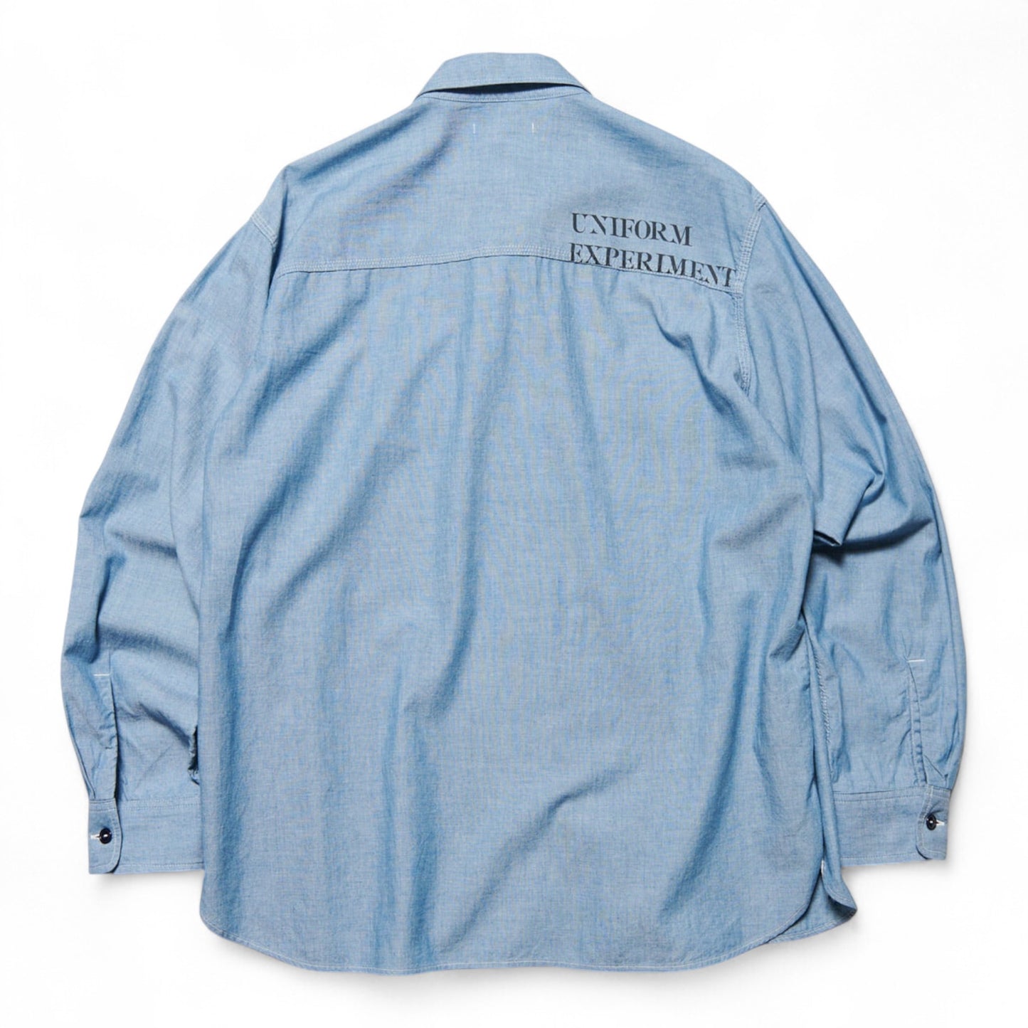UNIFORM EXPERIMENT WASHED CHAMBRAY SHIRT