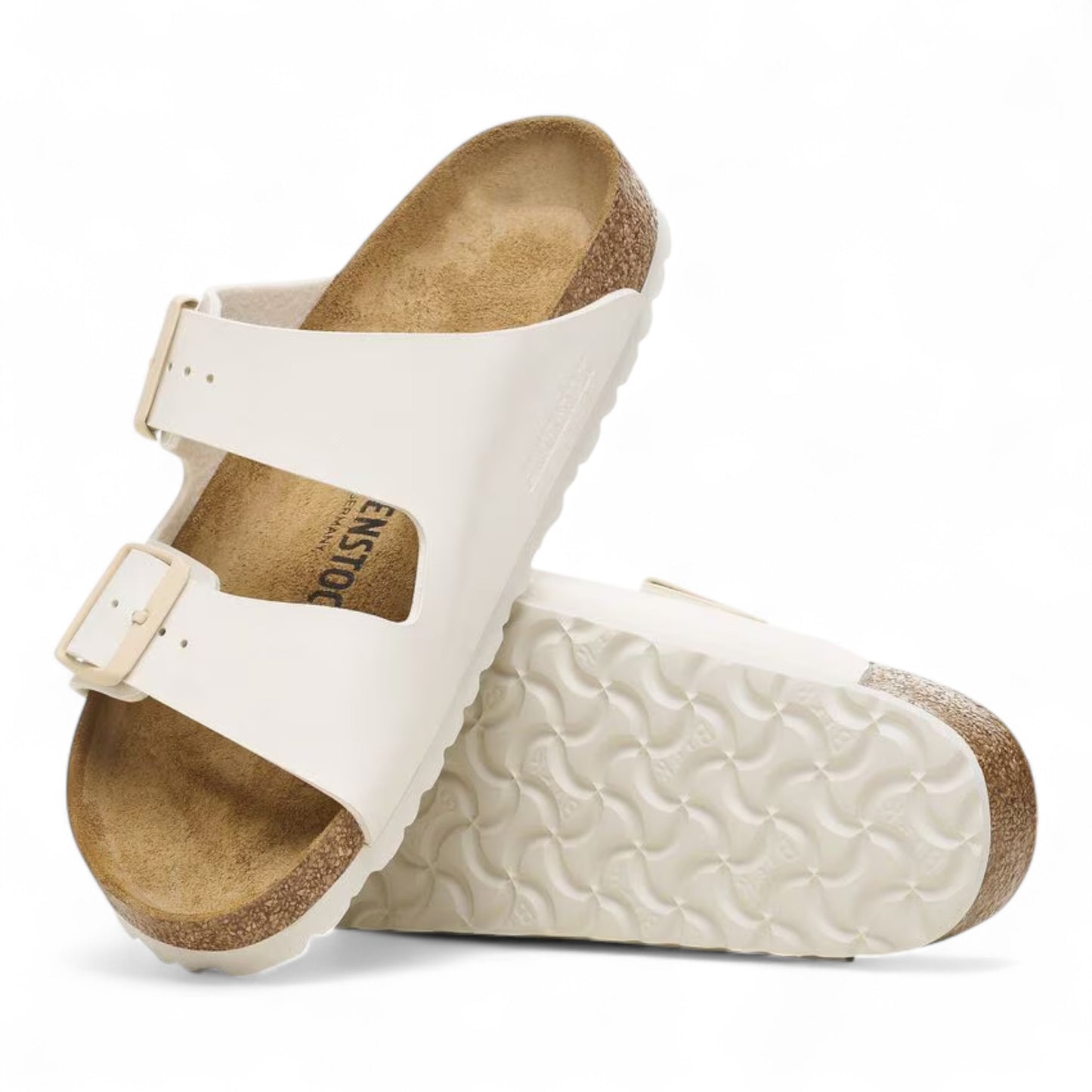 BIRKENSTOCK ARIZONA BIRKO-FLOR EGGSHELL