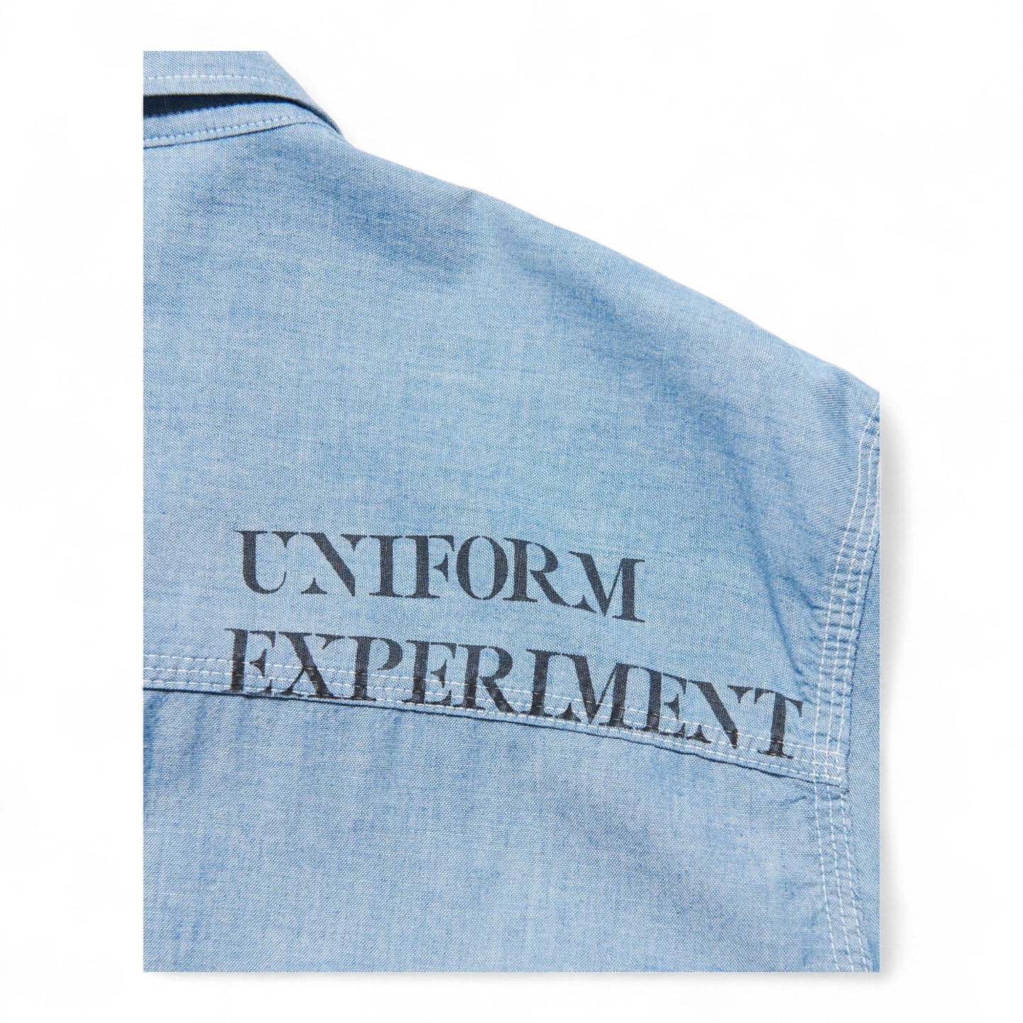 UNIFORM EXPERIMENT WASHED CHAMBRAY SHIRT