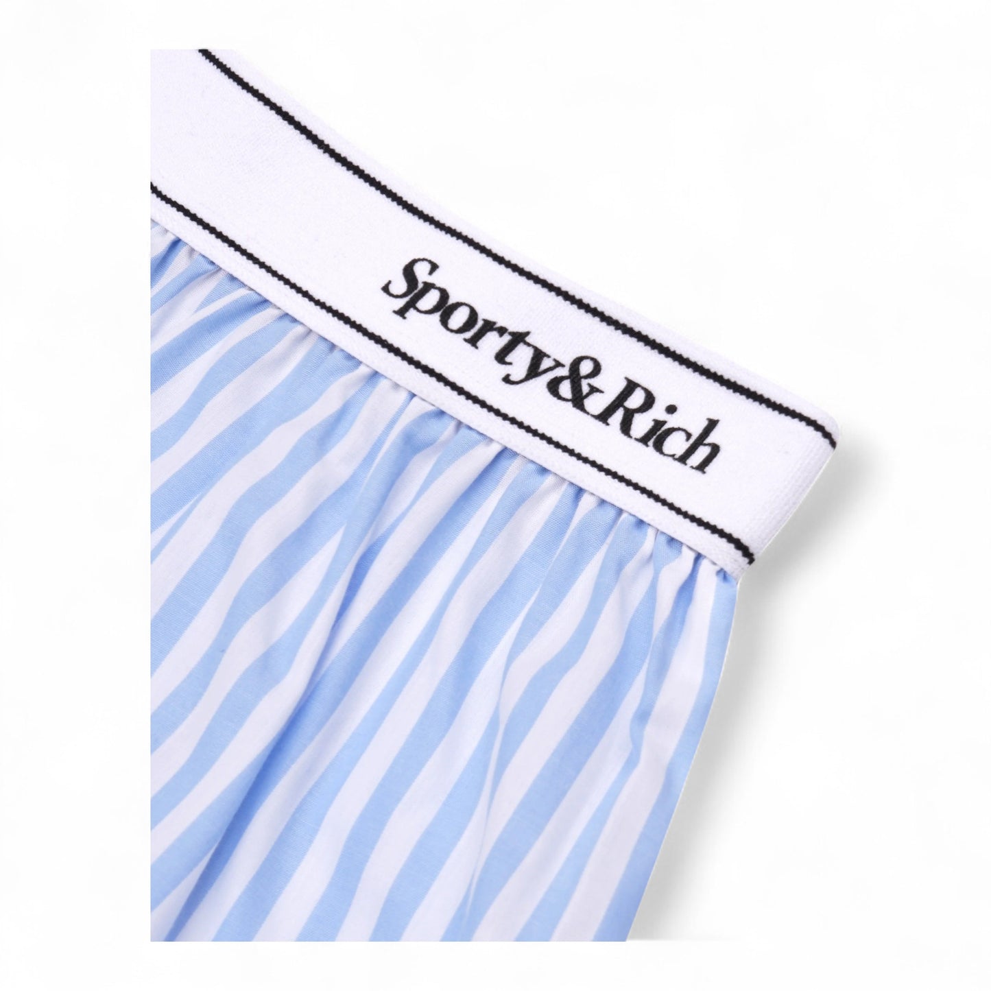 SPORTY & RICH SERIF LOGO BOXER SHORTS