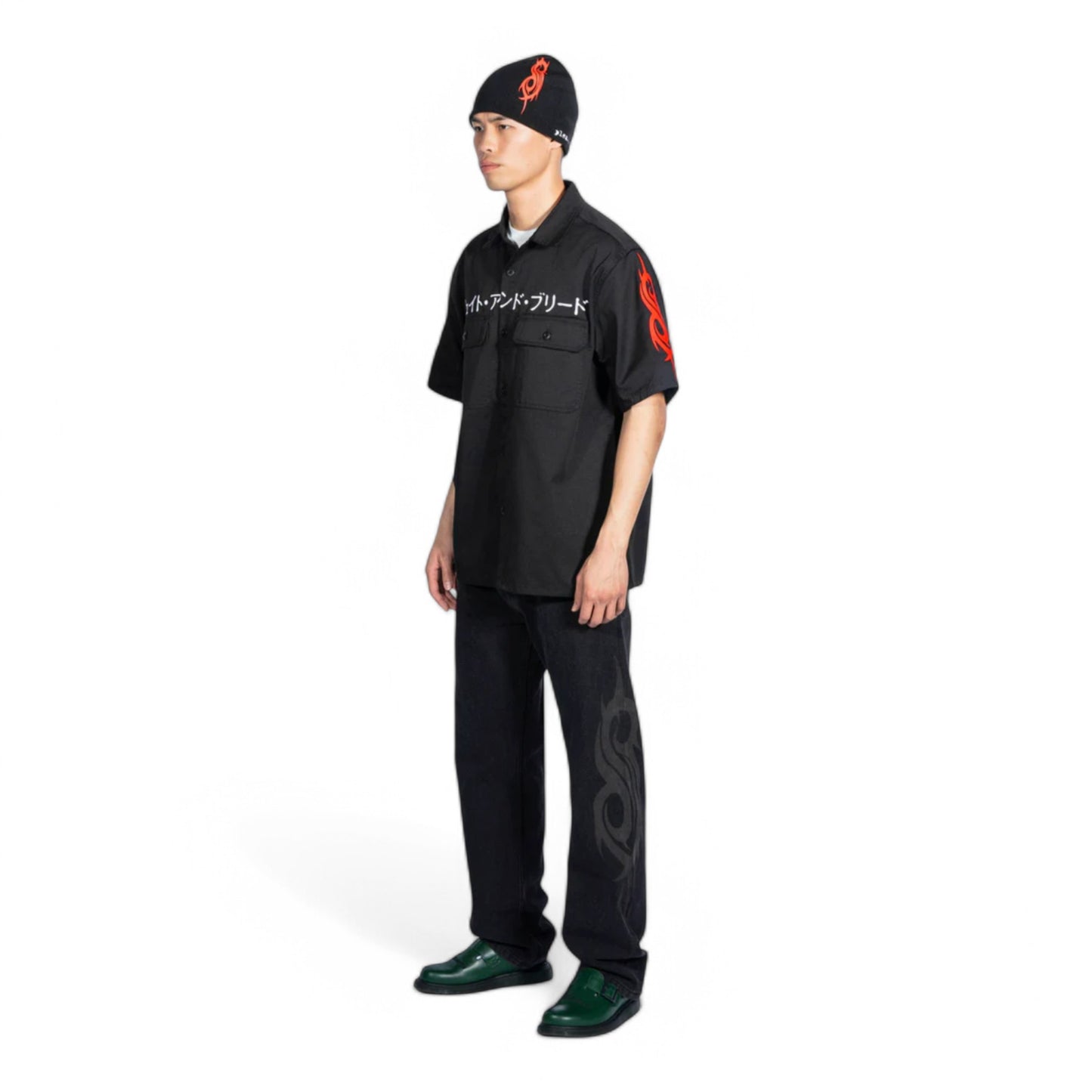 PLEASURES x SLIPKNOT BLEED WORK SHIRT