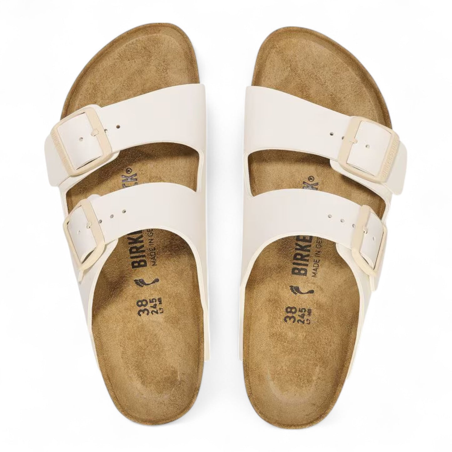 BIRKENSTOCK ARIZONA BIRKO-FLOR EGGSHELL
