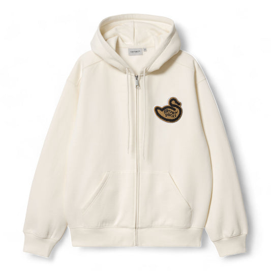 Carhartt WIP HOODED BROWN DUCKS JACKET