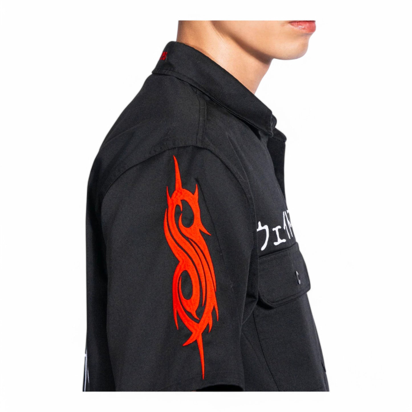 PLEASURES x SLIPKNOT BLEED WORK SHIRT