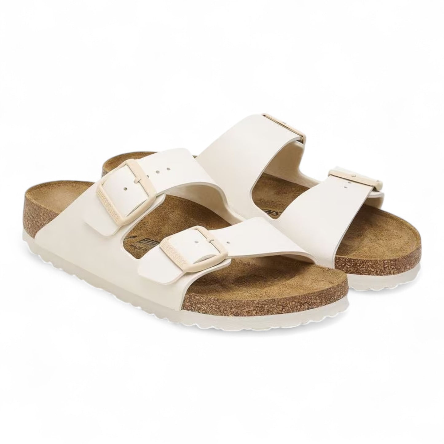 BIRKENSTOCK ARIZONA BIRKO-FLOR EGGSHELL