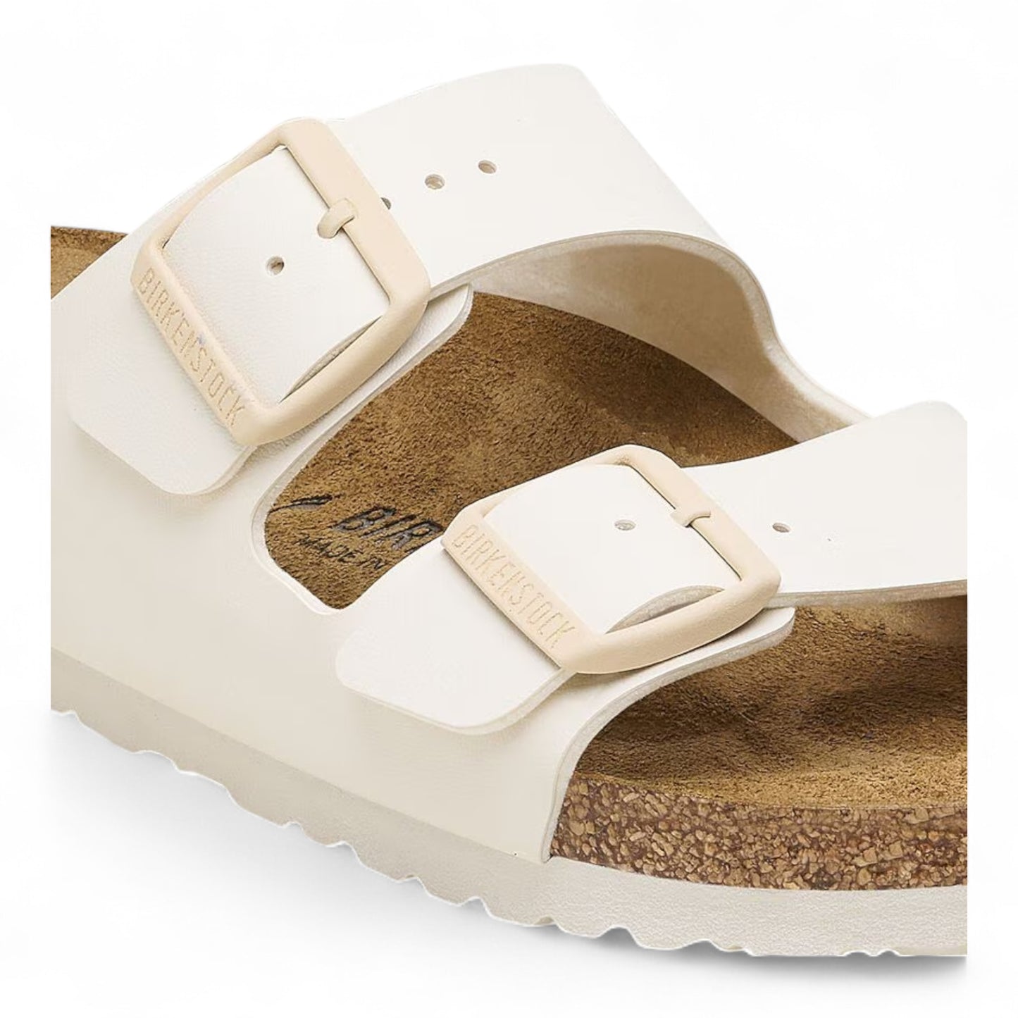BIRKENSTOCK ARIZONA BIRKO-FLOR EGGSHELL