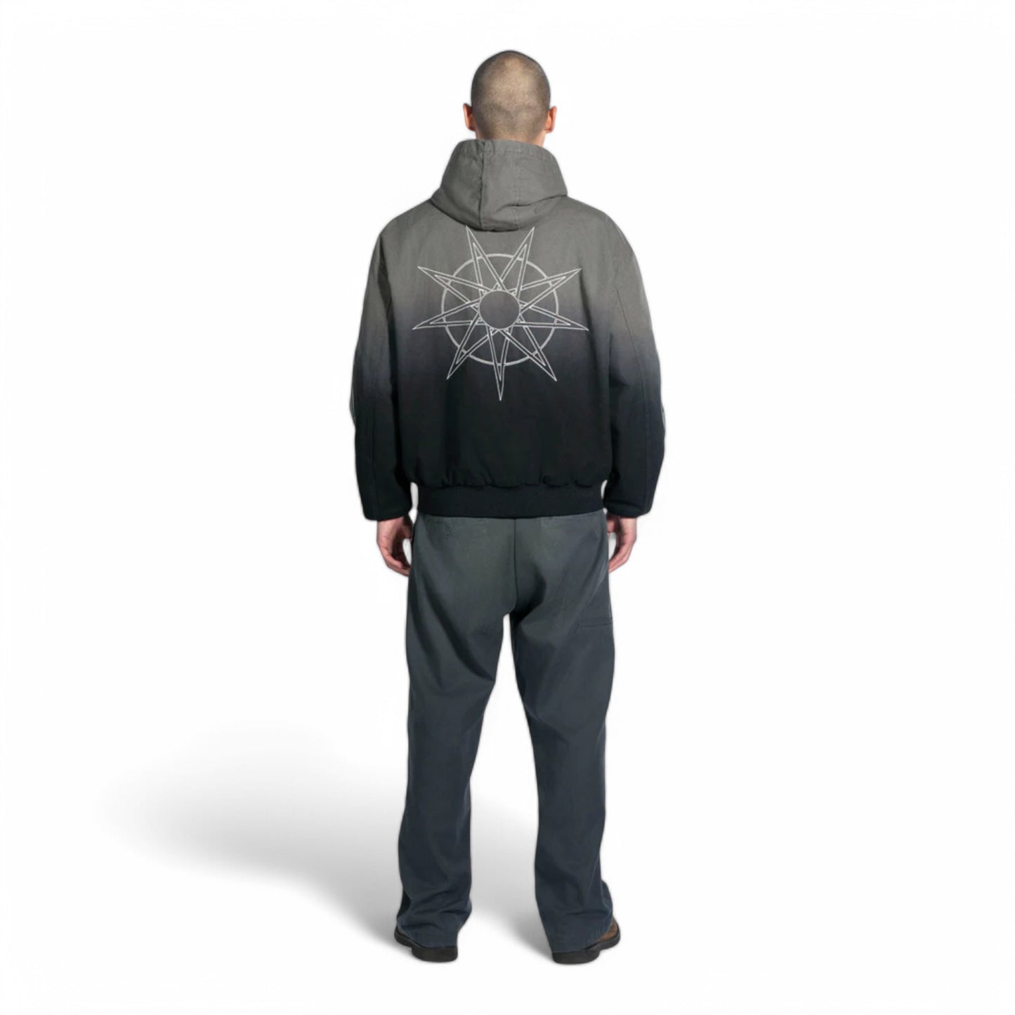 PLEASURES x SLIPKNOT STAR HOODED JACKET