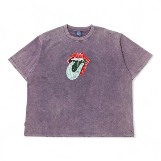 SABOTAGE PUNK STITCHED PORTRAITS SENOTS PUNK STITCH TEE