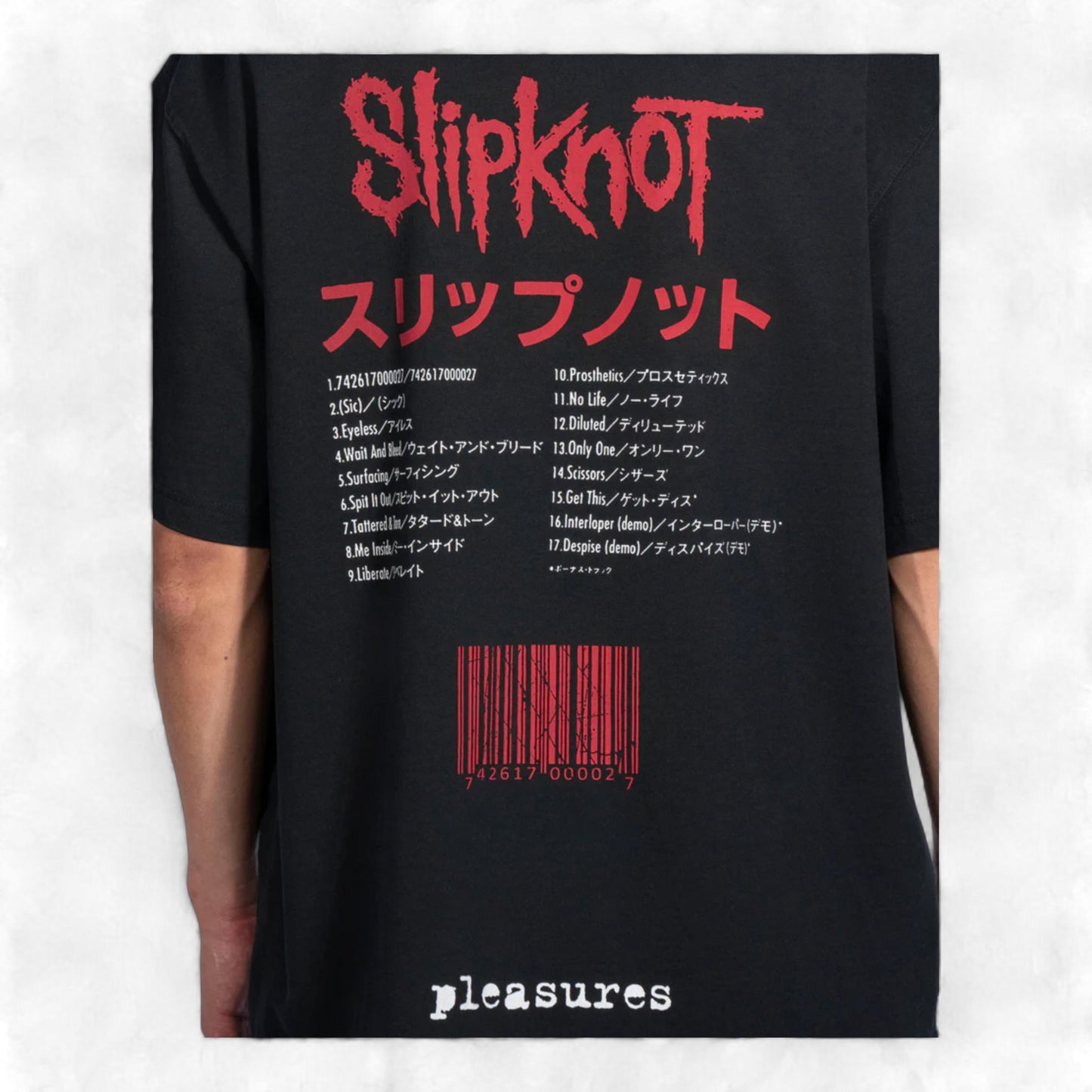 PLEASURES x SLIPKNOT SELF TITLED HEAVYWEIGHT SHIRT