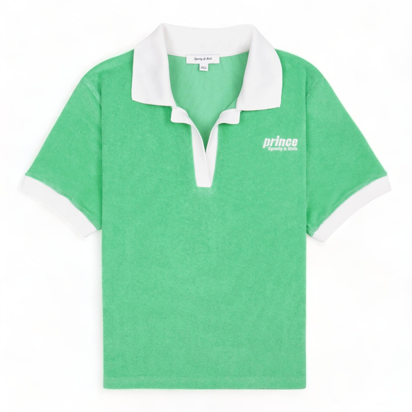 SPORTY & RICH X PRINCE SPORTY TERRY POLO
