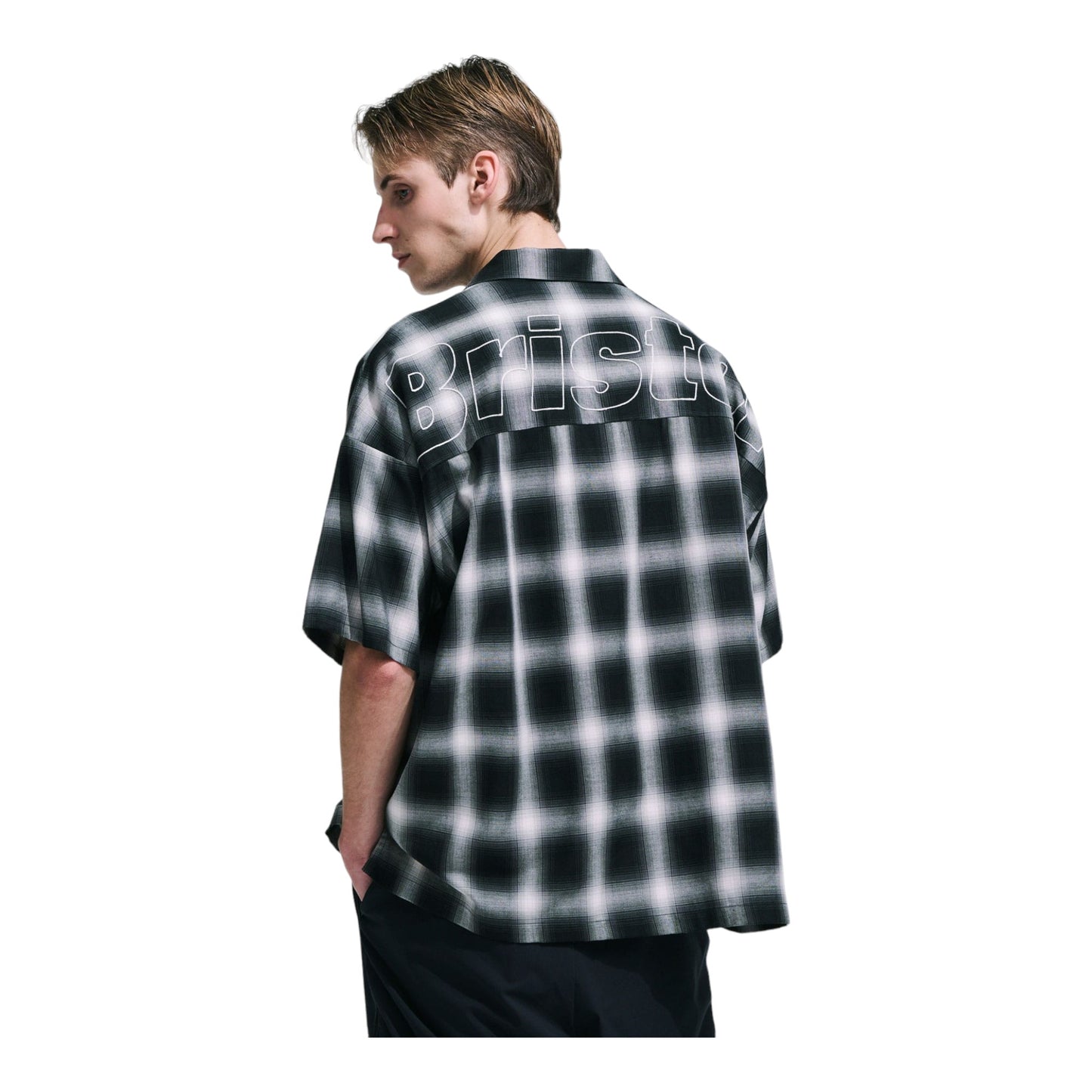 F.C REAL BRISTOL BIG LOGO S/S BAGGY SHIRT
