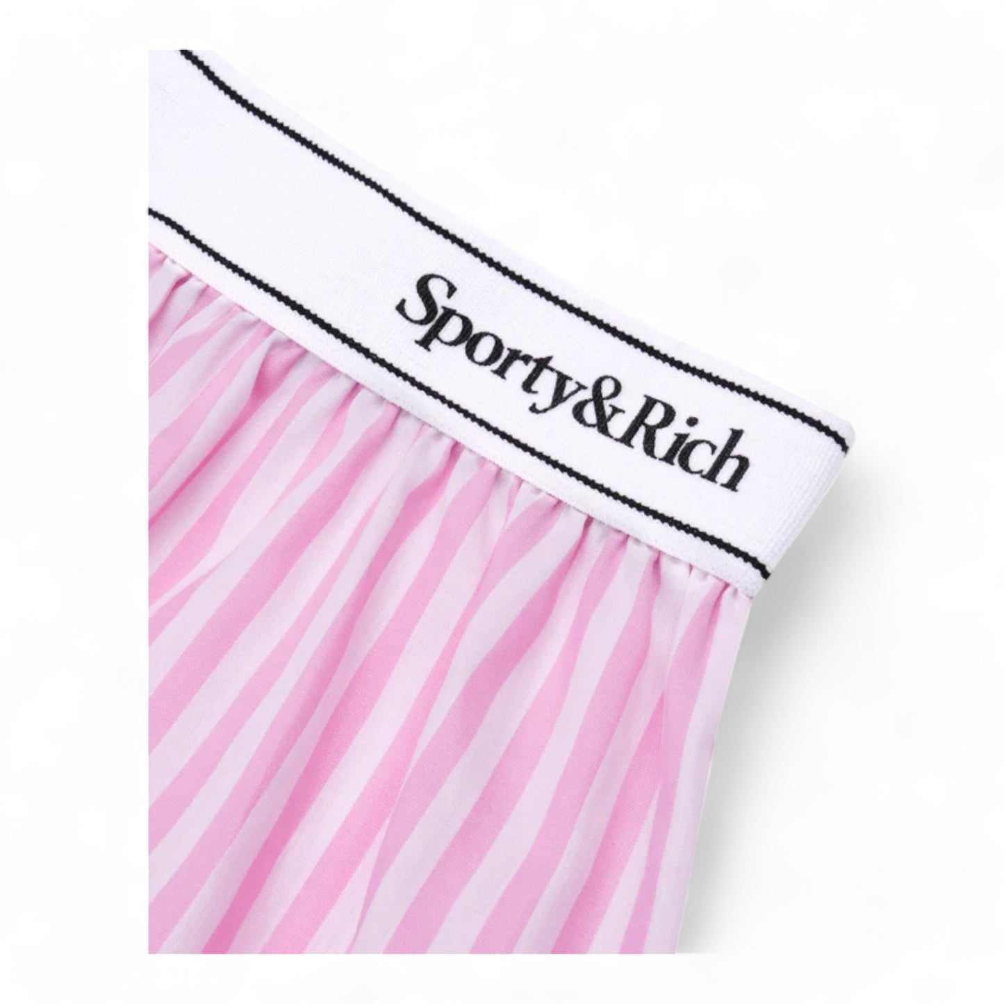 SPORTY & RICH SERIF LOGO BOXER SHORTS