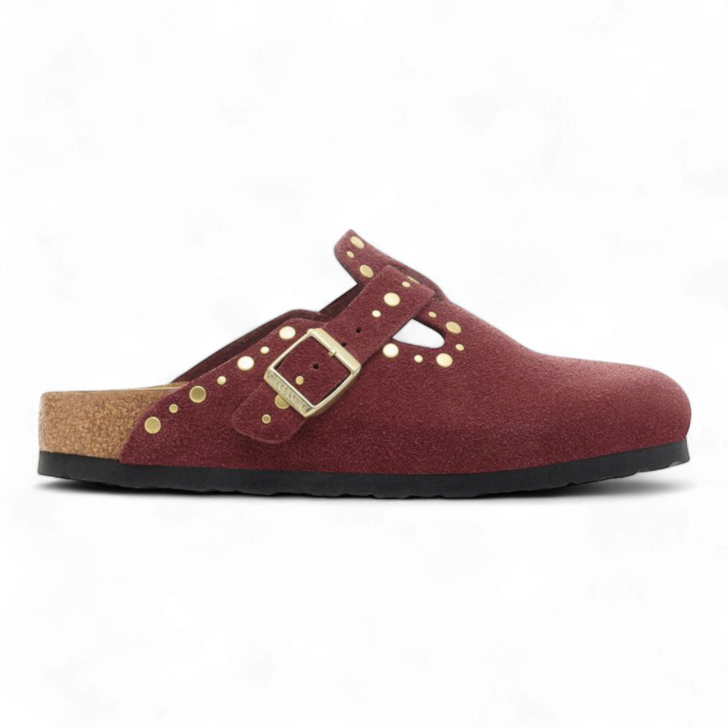 BIRKENSTOCK BOSTON RIVET BORDER ZINFANDEL