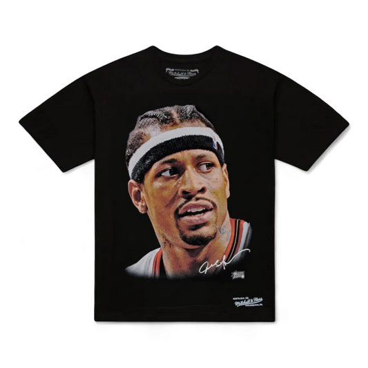MITCHELL & ALLEN IVERSON REAL BIG FACE PLAYER T-SHIRT