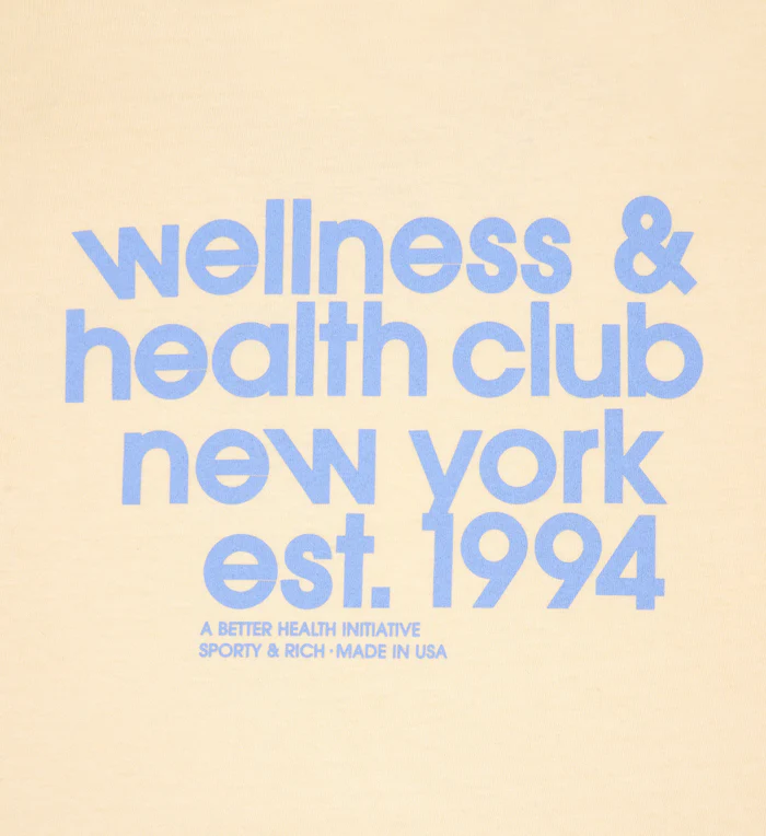 SPORTY & RICH USA HEALTH CLUB T-SHIRT