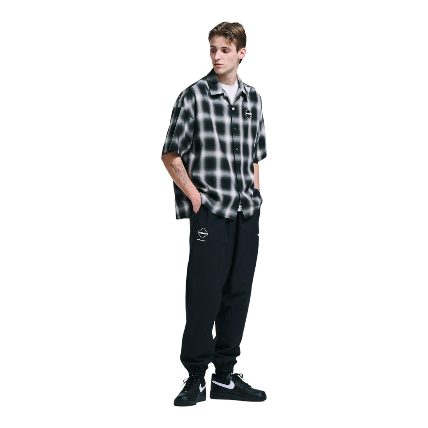 F.C REAL BRISTOL BIG LOGO S/S BAGGY SHIRT