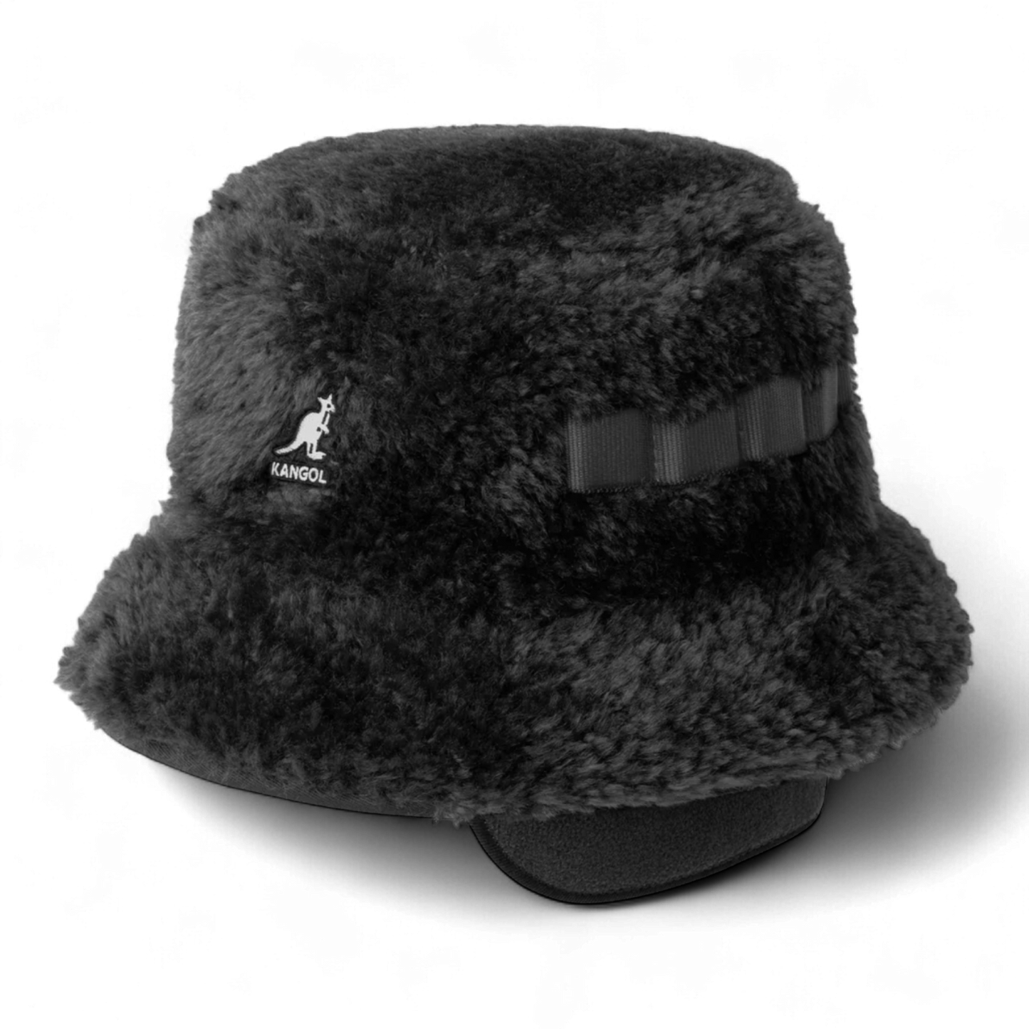 KANGOL FAUX SHEARLING UTILITY BUCKET