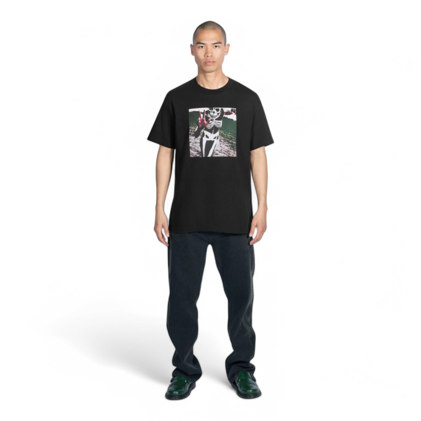 PLEASURES x SLIPKNOT SKELETON T-SHIRT
