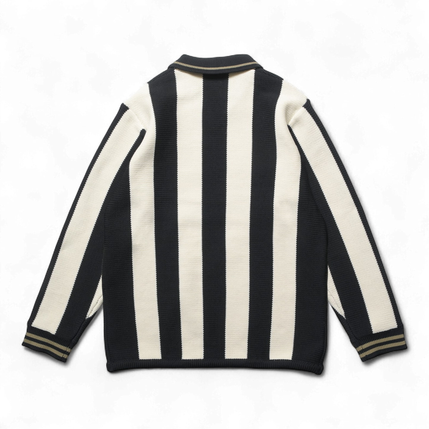 F.C REAL BRISTOL STRIPE KNIT SHIRT