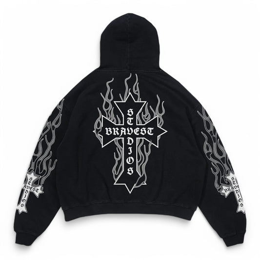 BRAVEST STUDIOS GREY ETERNAL HOODIE