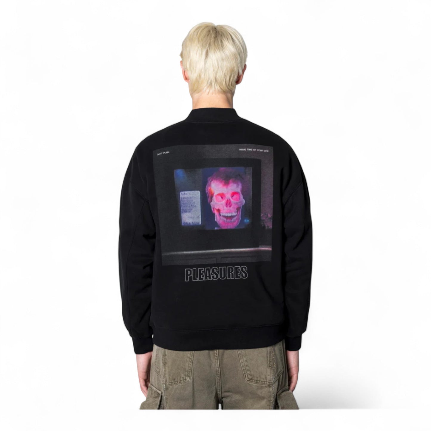 PLEASURES x DAFT PUNK PRIMETIME QUARTER ZIP