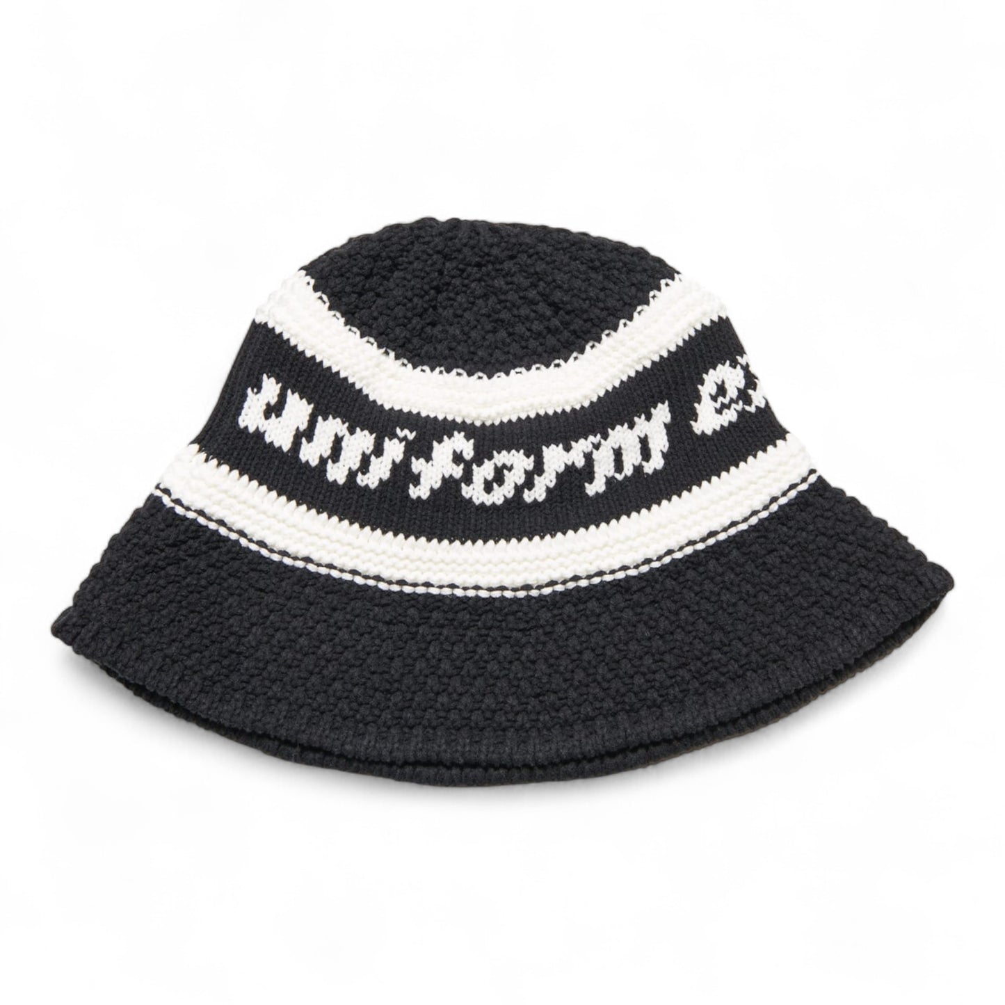 UNIFORM EXPERIMENT LOGO JACQUARD KNIT HAT