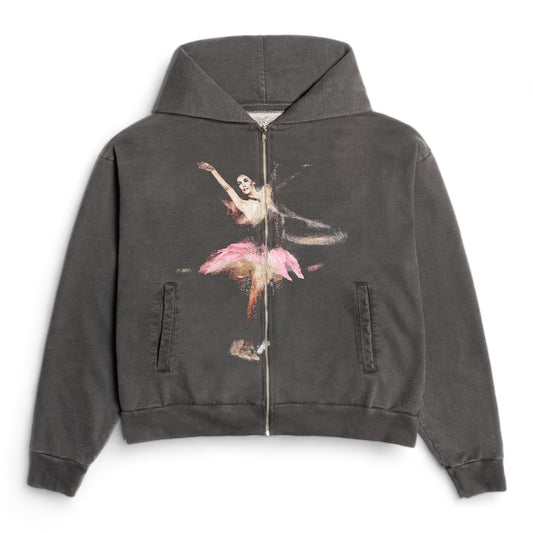 BASKETCASE BALLET ZIP HOODIE