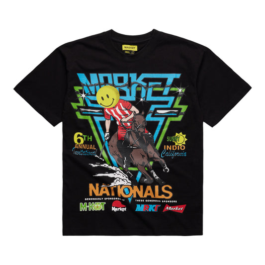 MARKET SMILEY POLO HORSERACE T-SHIRT