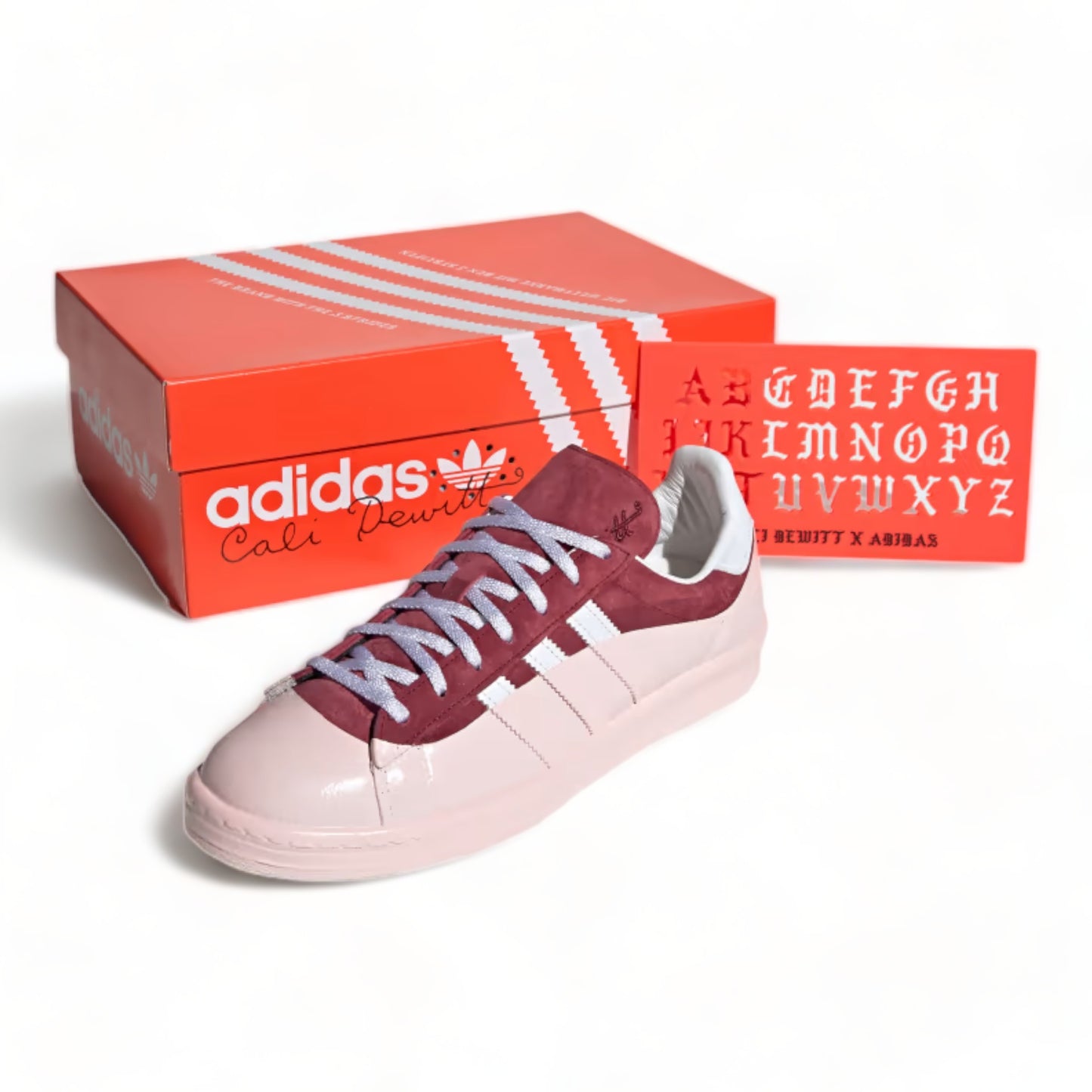 ADIDAS CALI THORNHILL DEWITT X CAMPUS 80S 'BURGUNDY'