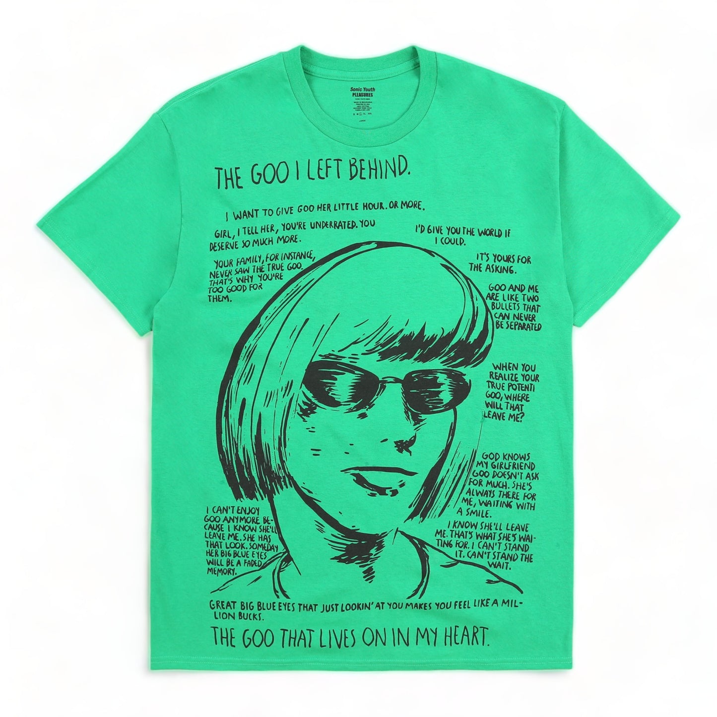 PLEASURES X SONIC YOUTH THE GOO T-SHIRT