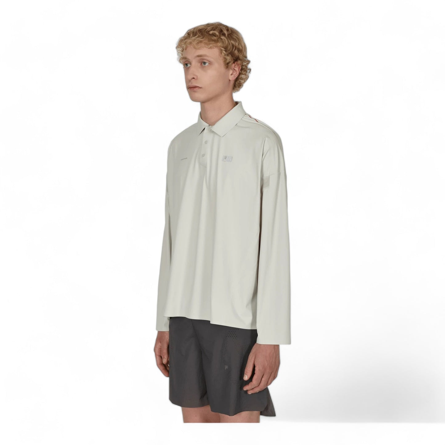 SLAM JAM X FILA REDEFINED LONGSLEEVE POLO SHIRT