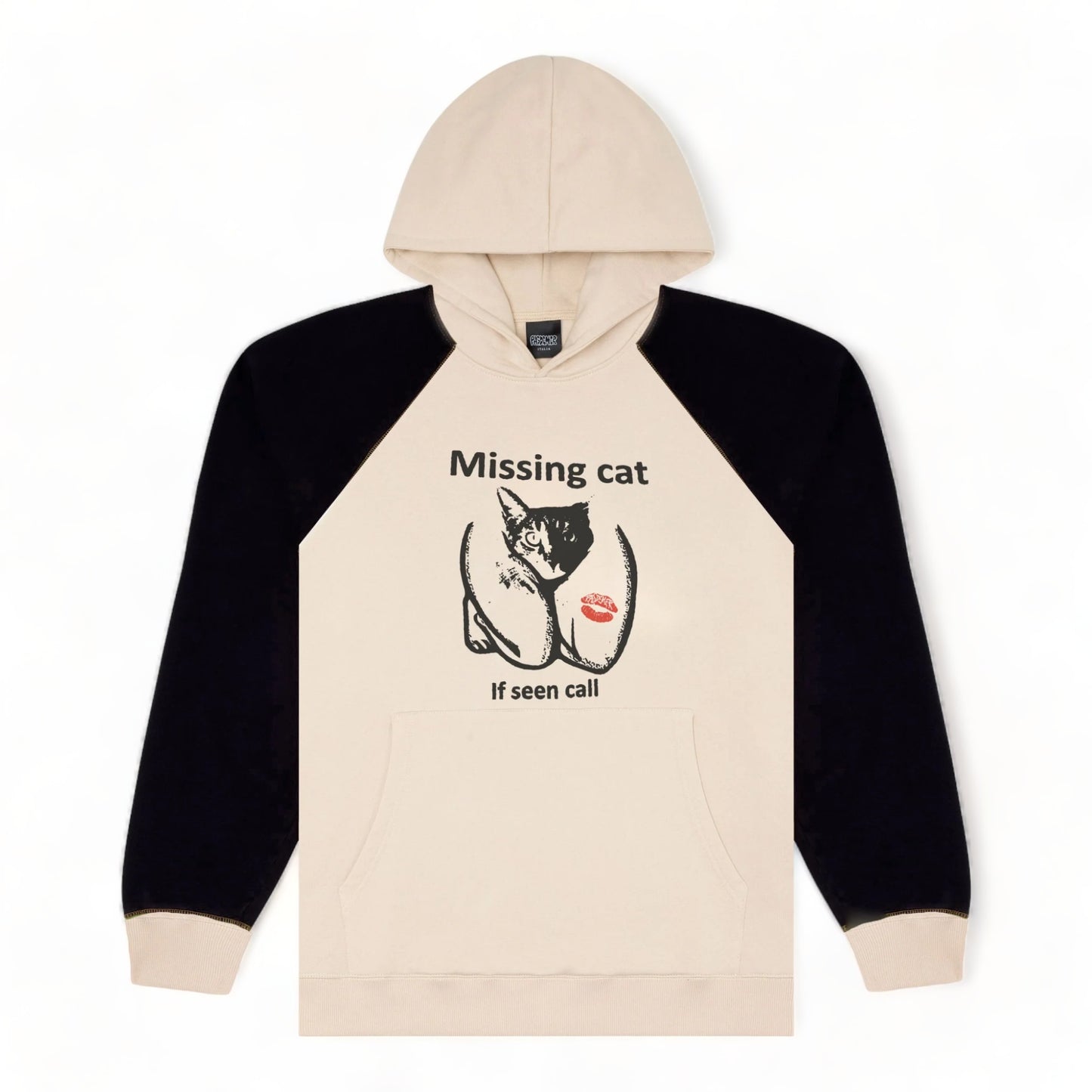 PAS DE MER MISSING CAT HOODY