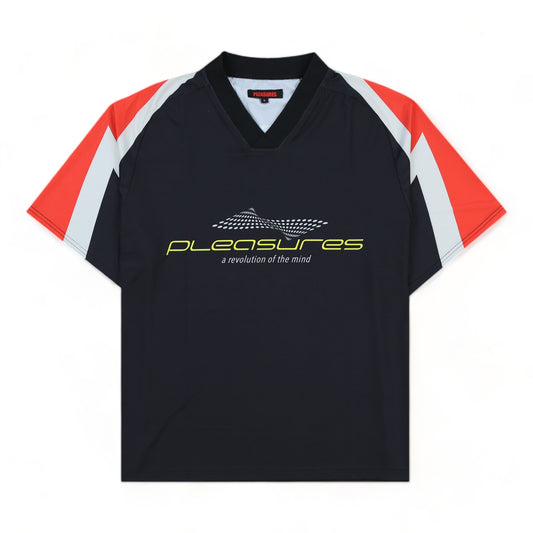 PLEASURES MIND SOCCER JERSEY