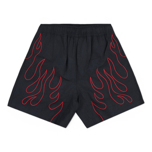 PLEASURES FIERY RUNNING SHORTS