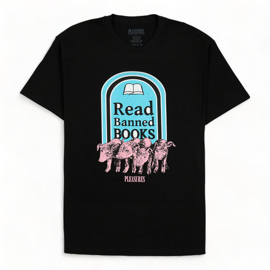 PLEASURES BANNED BOOKS T-SHIRT