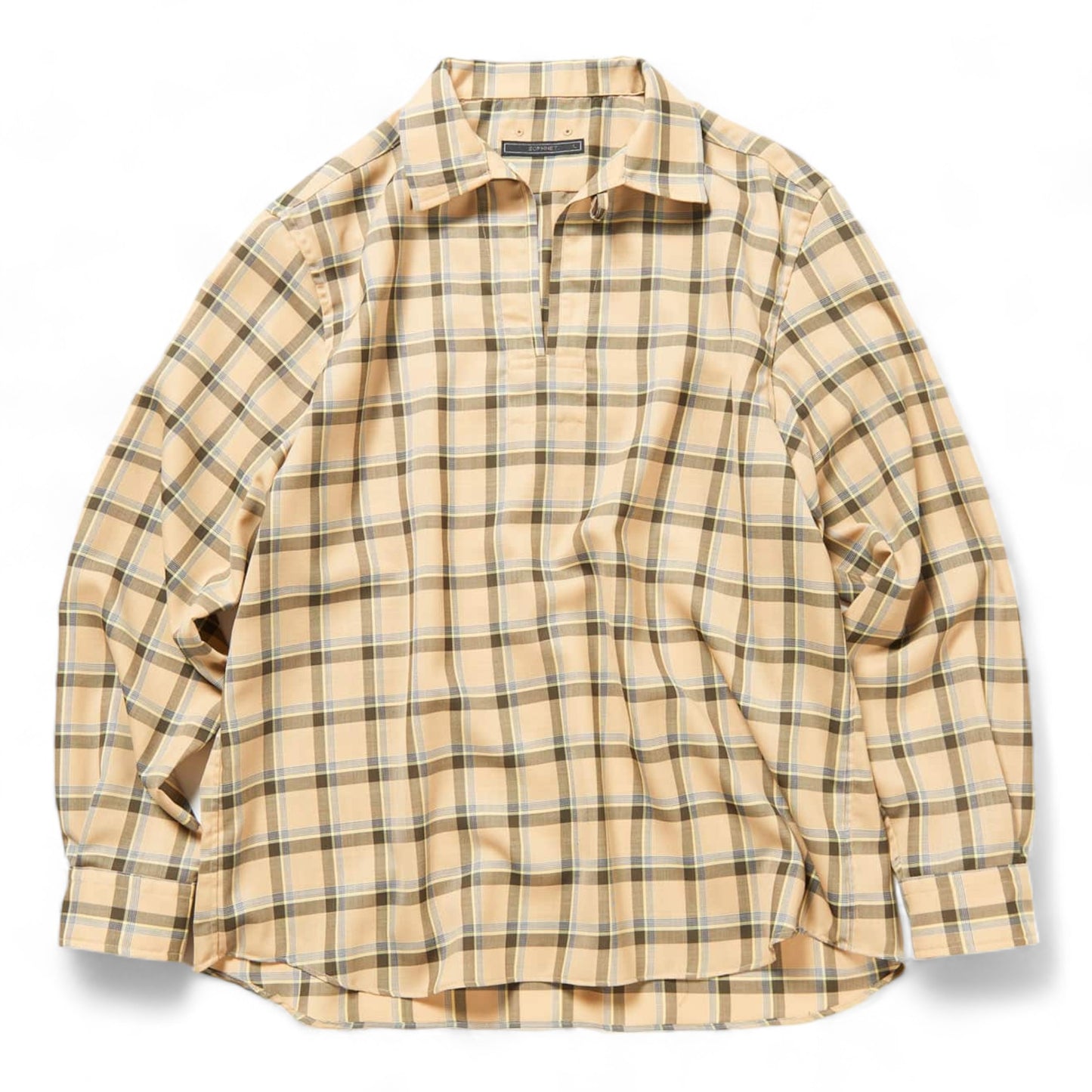 SOPHNET. WOOL TWILL PULLOVER SHIRT