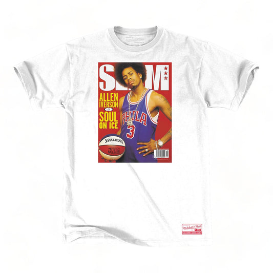 MITCHELL & NESS SLAM COVER ALLEN IVERSON TEE