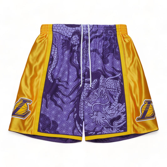 MITCHELL & NESS ASIAN HERITAGE SWINGMAN LA LAKERS 2009 SHORTS